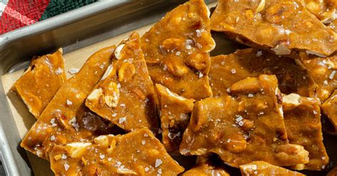 Salted Caramel Peanut Brittle Recipe 